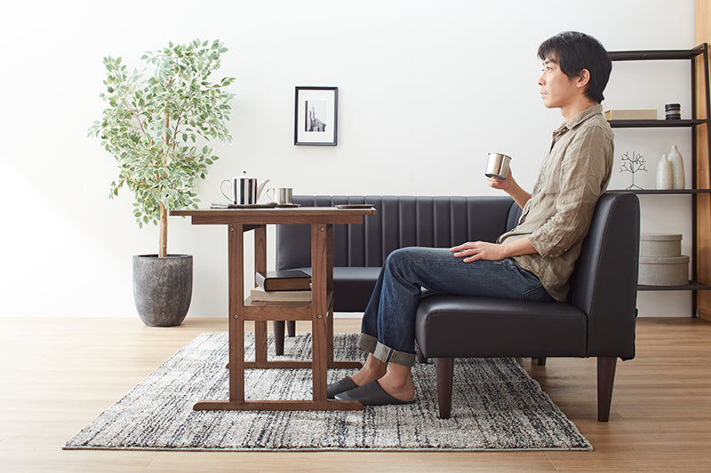 幅105cm コンパクトソファダイニングテーブル ソファと合わせたコンパクトダイニングテーブル